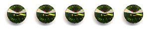 Crystal Buttons - Olivine