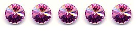Crystal Buttons - Rose
