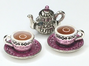 3 Pc Tea Set - Pink